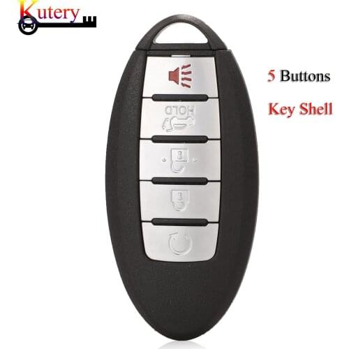 Kutery Remote Smart Key Shell Case For Nissan Sunny ALTIMA MAXIMA Murano Versa Teana Sentra Rogue 5 Buttons