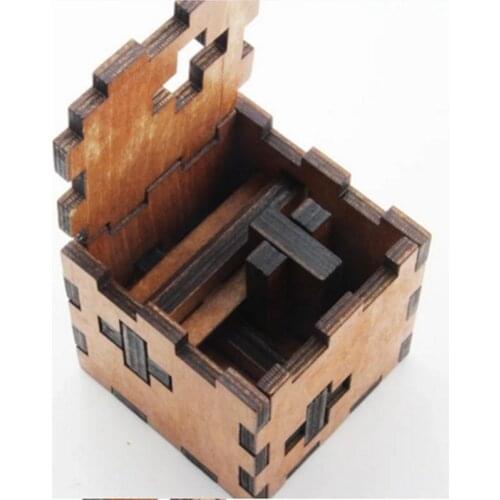 Wooden Box Kids Switzerland Cube Puzzle Secret Brain Teaser Puzzles Game Toy Iq Educational Wood Puzzles For Children And Adult