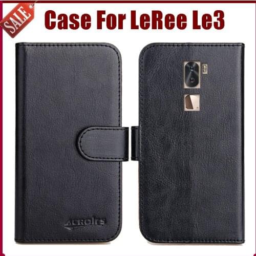 Hot Sale! LeEco (LeTV) LeRee Le3 Case New Arrival 6 Colors High Quality Flip Leather Protective Cover Phone Bag