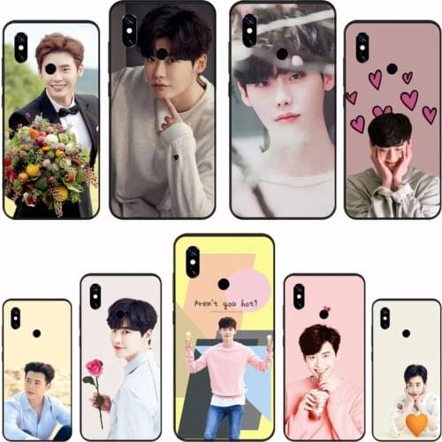 Korean star Lee Jong Suk Painted Phone Case For Xiaomi Mi A1 A2 5 6 6PLUS 8 9 SE Lite MIX 2 2S MAX 2 3 Pocophone F1