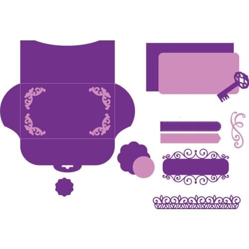 Metal Cutting Dies Mini Card and Envelope For DIY Scrapbooking Embossing Album Paper Cards Dies 2021New