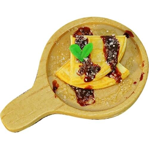 Mini Waffle Model Toy Pretend Play Dessert Food for 1/12 Doll House Accessory