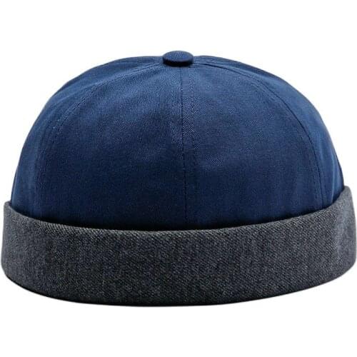 Fashion Hip Hop Cap 100% Cotton Retro Gourd Landlord Hat Without Eaves Muts Gorras Mujer
