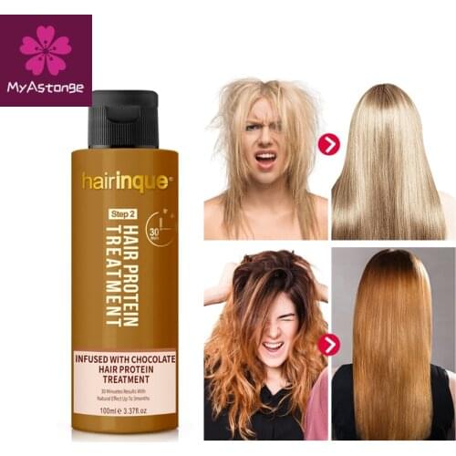 HAIRINQUE New 12% chocolate Keratin Hair Treatment for straightening hair repair damage frizzy hair best for hair care