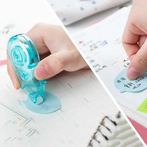 New Mini DIY Double Sided Adhesive Roller Tape Glue Dot Liner Petit Disposable