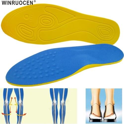 PU Cotton O/X leg Orthopedic Insoles Correction Shoe Inserts for Foot Knock Knee Pain Bow Legs Valgus Massaging Varus Pads
