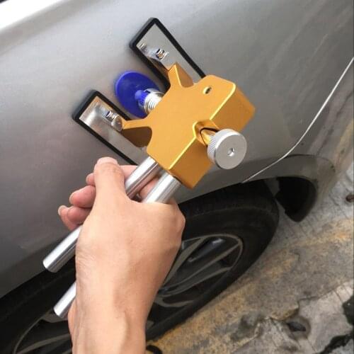 Car Body Paintless Dent Lifter Repair Tool Puller + 18 Tabs Hail Removal Tool Auto Body Suction Cup Dent Remover