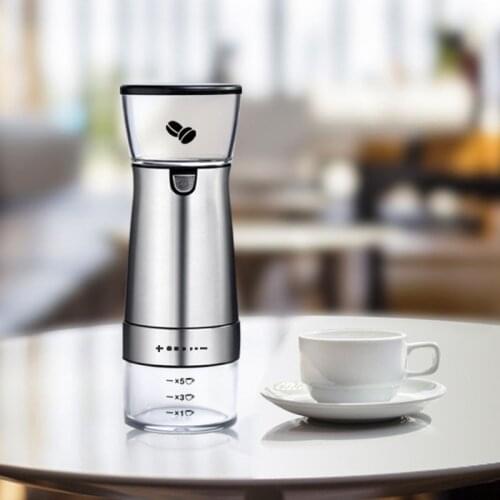 Portable Electric Coffee Beans Grinder Rechargeable Multifunction Grinding Tools for Nuts Seeds Grains Practical Kitchen