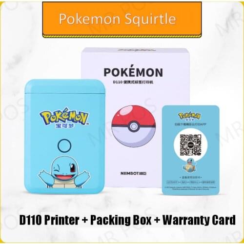 Niimbot D110 No Ink Thermal Label Printer Portable Pocket Label Maker Mobile Phone Home Office Use Mini Printing Machine