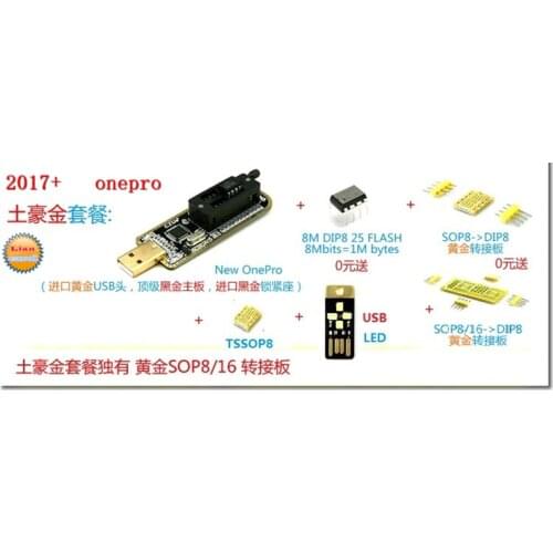 Promote sales! OnePro Programming Device Programmer USB Mainboard Multi-fonction BIOS SPI FLASH 24 25 OTP Writer