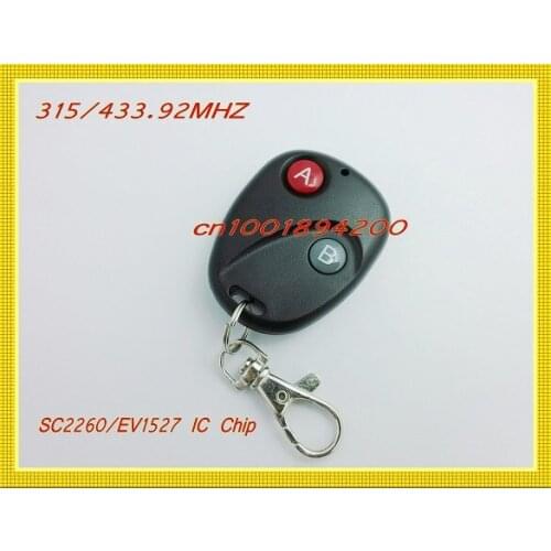 Radio Remote Control RF Transmitter Remote Control Kit Big Button AB Lock Unlock SC2260 EV1527 315/433.92MHZ Factory sell
