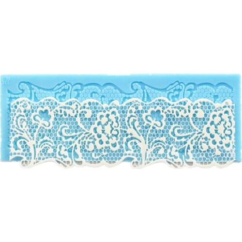 Retro lace Shaped Decorating Molds Cake Silicone Mold For Baking Sugarpaste Candy Chocolate Clay Mold Cake Decorating Tools M882