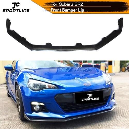 Carbon Fiber Front Bumper Lip Spoiler Splitters For Subaru BRZ 2013 - 2016 Carbon Fiber Front Bumper Protector Spoiler Splitters