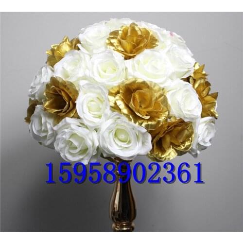 SPR Free EMS 10pcs/lot wedding road lead artificial flower ball wedding table flowers centerpiece flower balls decoration