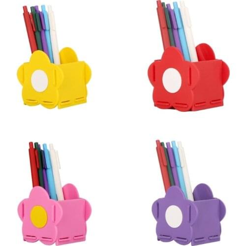 Stylish Flower-like Pen Holder Home/Office/School Desk Management Holder Box Multifunctional Desktop Pen Holder Box