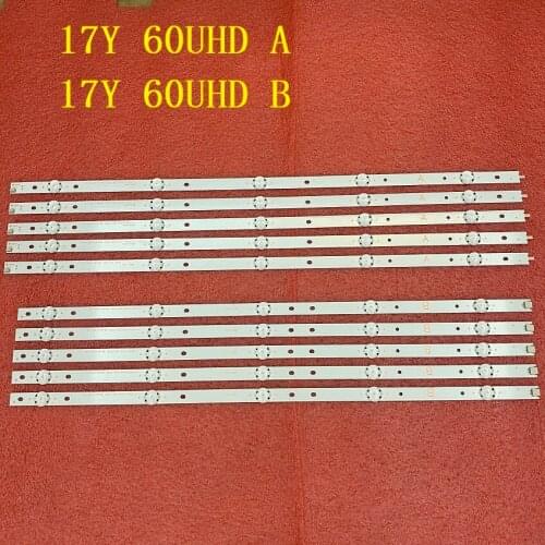 10 PCS/set LED Backlight Strip For KD-60X690E 17Y 60UHD A B rev02 5led 170209 170309 SVG600A36-A B S600DUC-1 KCL60