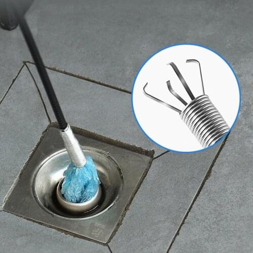 Pipe Dredging Tools Drain Hair Cleaning Pipe Dredge Cleaner Household Cleaning Tools For The Kitchen 하수구 집게 뱀집게
