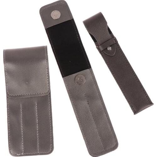 1 Pc Portable Eyelash Tweezers Eyelashes Leather Case Storage Bag Case Makeup Tools