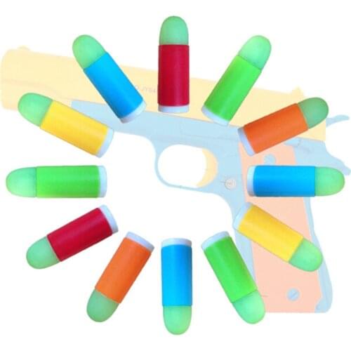 10pcs Childrens Toy Soft Bullet Plastic Kids Outdoor Fun Game