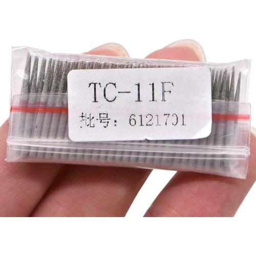 100pcs/bag Dental High Speed Burs 1.6mm High Speed Handpiece Diamond Burs Turbine Diamond Polishing Tooth Preparation Bur
