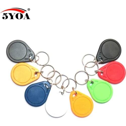 100pcs UID 13.56MHz IC Card Clone Changeable Smart Keyfobs Key Tags Card 1K S50 RFID Access Control Block 0 Sector Writable
