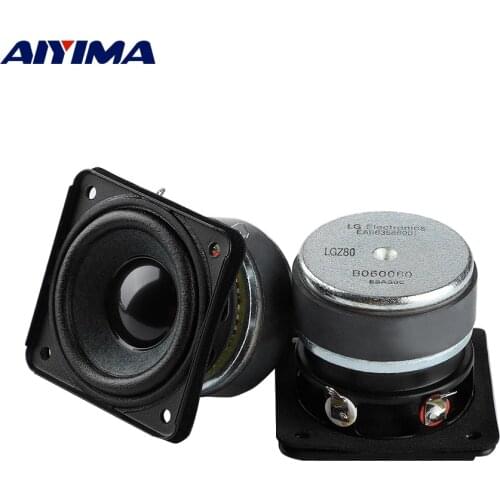 AIYIMA 2Pc 2 Inch 58MM Full Range Speakers 4 Ohm 20W Hifi Home Theater Loudspeaker DIY Wireless Smart Toy Mini Bluetooth Speaker