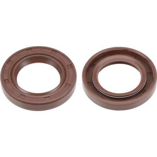 Uxcell Oil Seal 28mm Inner Dia 44mm OD 7mm Thick Fluorine Rubber Double Lip Seals 2Pcs