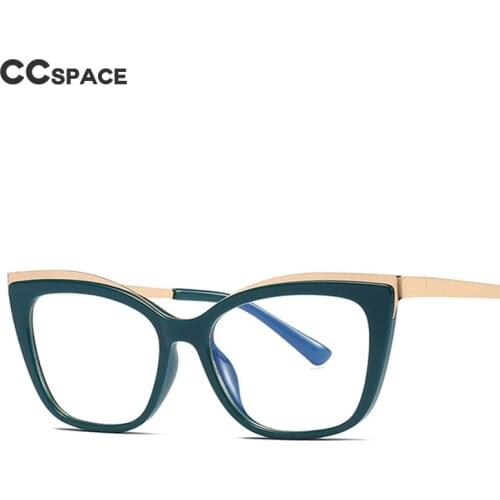 49537 Square Cat Eye Anti Blue Glasses Frames TR90 Ultralight Men Women Optical Fashion Computer Glasses