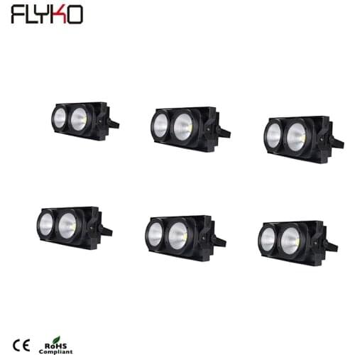 Free shipping Hot sale Factory price Dj equipment 2*100w 2eyes Cool White and Warm White COB1 order light