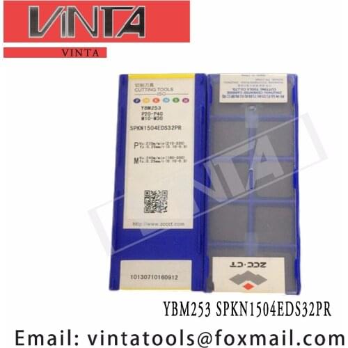Free shipping high quality 10pcs/lots YBM253 SPKN1504EDS32PR cnc carbide milling inserts