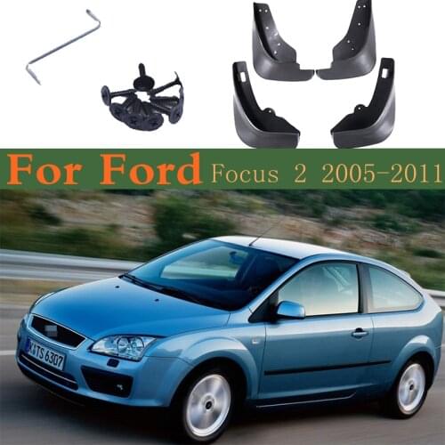 Fender Mud Guard Splash Flaps Mudguard Mudflap For Ford Focus 2 MK2 MK2.5 Hatchback 2011~2005 2009 2008 2007 2006
