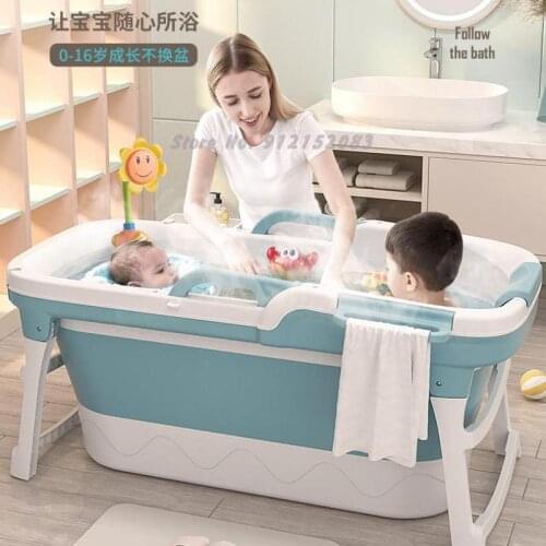 Baby Bathtub Baby Bathtub Childrens Bathtub Folding Bathtub Large Bathtub Bathing Tub Swimming Home