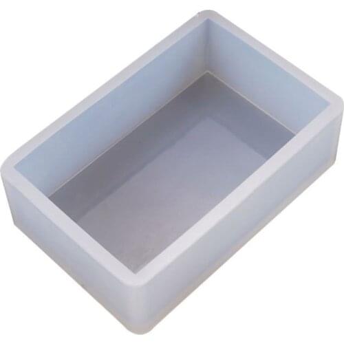 DIY Crystal Epoxy Glue Mold Rectangular Box Crafts Desktop Decorations Silicone Molds Dried Flower Resin Decorative DIY Craft