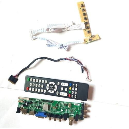 For B156HTN02.1 B156HTN02.0 1920*1080 DVB digital universal HDMI-Compatible VGA USB AV TV 3663 LVDS 40PIN LCD Controller board