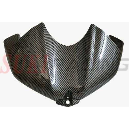 Motorcycle Front Gas Tank Cover For YAMAHA YZF-R6 2006 2007 ABS Plastic Carbon Color Front Gas Fuel Tank Cowl Protection