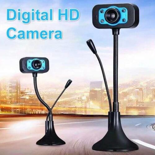 HD Video Camera Web Built-in Micphone USB2.0 Computer Camera USB 2.0 Webcam For PC Laptop Tablet Desktop Video Meeting Anchor