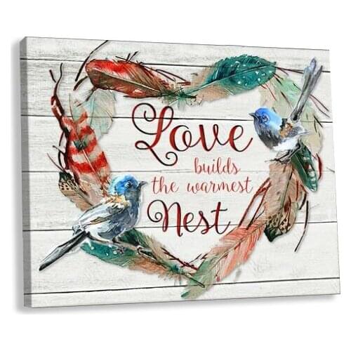 Wild Animal Bird Canvas Room Poster Family Love Motivation Painting Nordic Wall Art Decor Printing Home Decoration Picture