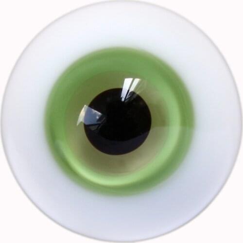 [wamami] 6mm 8mm 10mm 12mm 14mm 16mm 18mm 20mm 22mm 24mm Green Glass Eyes Eyeball BJD Doll Dollfie Reborn Making Crafts
