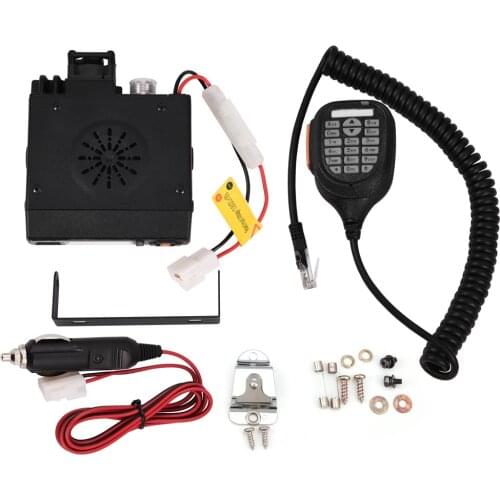 Mini Car Mobile FM Radio VHF UHF Dual-Band For Signal Receiving Vehicle Transceiver Walkie Talkie 128 Channels Free Shipping