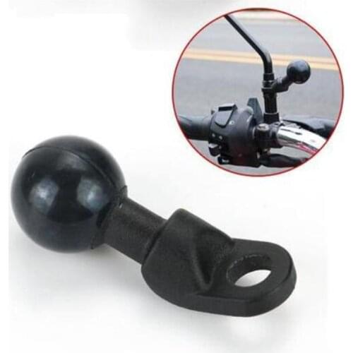 Motorcycle Angled Base W/ 11mm Hole 1'' Ball Head Adapter Work For RAM Mounts For Gopro Camera Smartphone For Garmin GPS