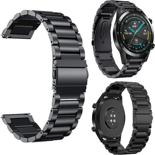 Wrist Straps For Huawei Watch GT 2 Pro/GT 2 46mm Smart Watch Replace Band Stainless Steel Strap For Honor Magic Watchband Correa