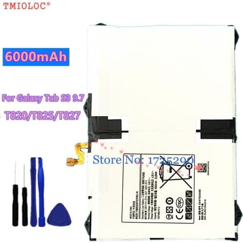 New High Quality 6000mAh EB-BT825ABE Battery For Samsung Galaxy Tab S3 9.7 inch SM-T825C T820 T825