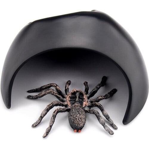 Plastic Reptile Hideouts Decoration in Terrarium Aquarium Lizard Hide Spider Turtle Fish Tank Scenery Hedgehog Hiding Nest