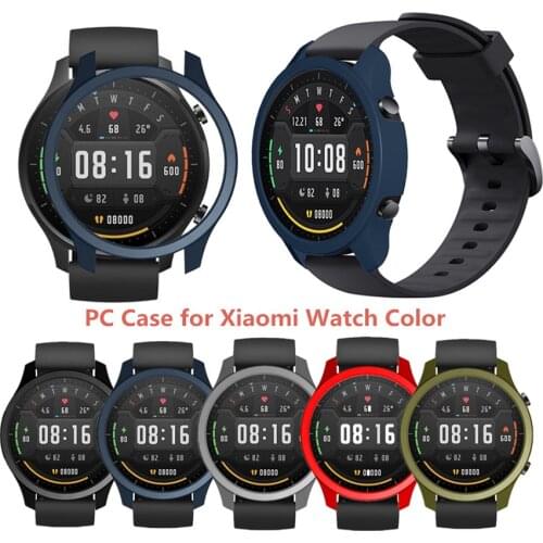 Protective Case for Xiaomi Watch Color Smart Watch Hard PC Cover Shell Protector Bumper for Xiaomi Mi Watch Color Accessories