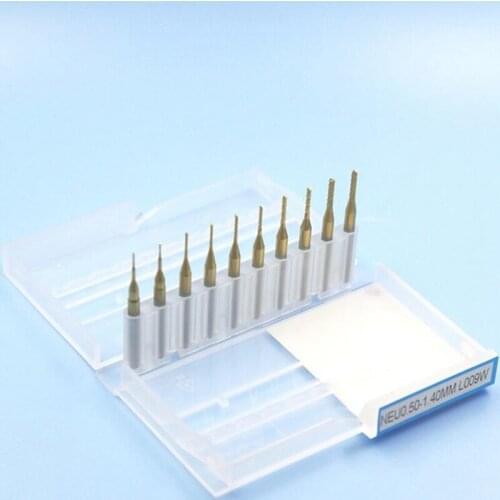 Ten sets of PCB milling cutter Imported alloy cutter Engraving cutter Corn milling cutter New milling cutter 1.30