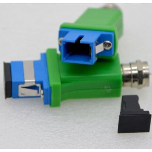 10pcs NEW FTTH SC/PC Optic Fiber Passive Optical Adapter Connector CATV Photoelectric Signal Converter Fiber Optic Connector