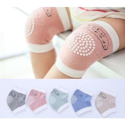 3 Pairs Baby Toddler Crawling Socks Childrens Anti-fall Girl Baby Knee Sleeve Baby Protection Knee Socks