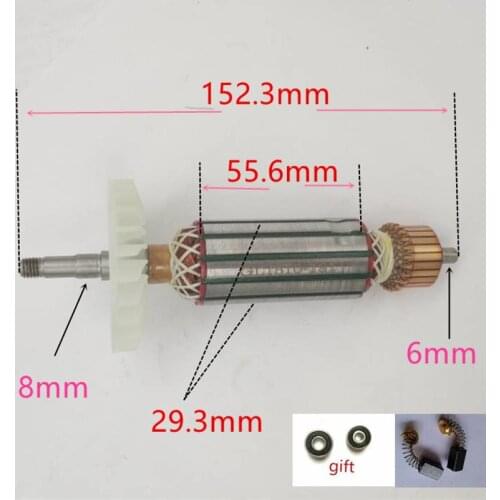 AC220-240V Rotor Motor Armature Replace for HITACHI 360567E PDA-100K PDA100K