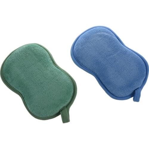 BabaMate Natural Bamboo Baby Bath Sponge-2 Pack-Ultra Soft & Absorbent Sponge For Babys Sensitive Skin,Biodegradable,Hypoallerg