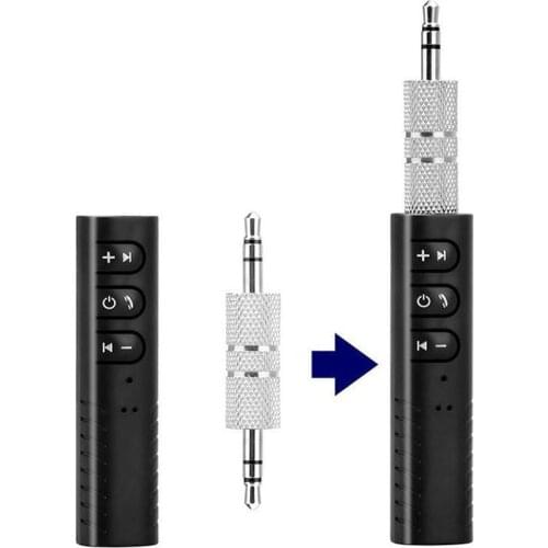 Wireless Handsfree AUX Stereo Music Audio Receiver Adapter Mini 3.5mm Jack Bluetooth Car Kit for Speakers Headphone Z2